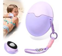 Searuodio Sun Protection Applicator for Kids, Adults and Families - BPA Free and Refillable, Travel and Ourdoor Sunblock Buddy Brush Set with Protective Caps, Sun Lotion Applicator