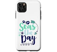 Seas The Day Nautical Anchor Cruise Vacation Case for iPhone 11 Pro Max
