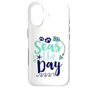 Seas The Day Nautical Anchor Cruise Vacation Case for iPhone 17