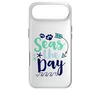 Seas The Day Nautical Anchor Cruise Vacation Case for iPhone Air