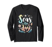 Seas The Day Nautical Long Sleeve T-Shirt