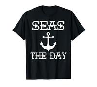 Seas The Day Nautical Sailing T-Shirt
