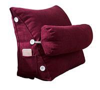 Seasaleshop Wedge Pillow Triangle Pillow, Velvet Triangle Pillow Flex Back Support Adjustable Back Wedge Cushion Reading Pillow Sofa Chair Rest Cushion Neck Support, 452550cm