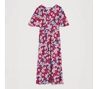 Seasalt Chateaux Short Sleeve Dress Seashore Floral Yacht Size 18