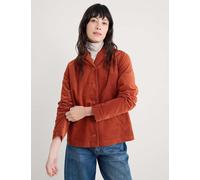Seasalt Cornwall Cotton Rich Collared Short Jacket Orange