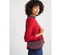 Seasalt Cornwall female Leather Checked Cross Body Bag - Multi, Multi