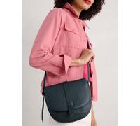 Seasalt Cornwall female Leather Cross Body Bag - Navy, Navy