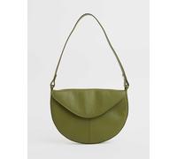 Seasalt Cornwall female Leather Shoulder Bag - Green, Green