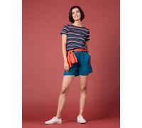 Seasalt Cornwall female Pure Cotton Striped Slim Fit T-Shirt - 14 - Multi, Multi