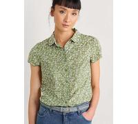Seasalt Cornwall Green Rushmaker Short Sleeve Shirt Green