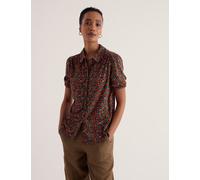 Seasalt Cornwall Lyocell Rich Ditsy Floral Fitted Shirt Multi