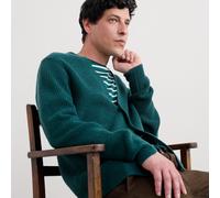 Seasalt Cornwall Men's Scott's Quay Cardigan TEAL LARGE