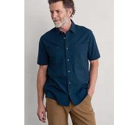 Seasalt Cornwall Men's Trewavas Short Sleeve Shirt Sea Cave
