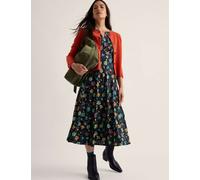 Seasalt Cornwall Merino Wool Rich Crew Neck Cardigan Orange