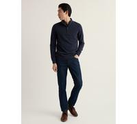 Seasalt Cornwall Merino Wool Rich Half Zip Jumper Dark Navy