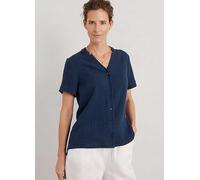 Seasalt Cornwall Navy Sand Castle Short Sleeve Shirt Navy