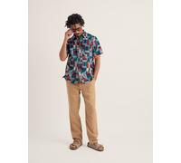 Seasalt Cornwall Regular Fit Geometric Short Sleeve Shirt Multi