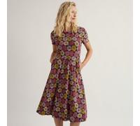 Seasalt Cornwall Short Sleeve April Dress Petite NAVY MULTI SIZE 10