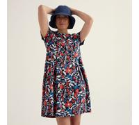 Seasalt Cornwall Short Sleeve Witch Hazel Dress MARITIME MULTI SIZE 10