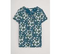 Seasalt Cornwall Teal Appletree T-Shirt Denim