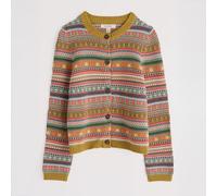 Seasalt Cove Cottage Cardigan Carved Relief Pear Multi