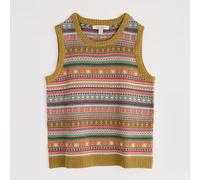 Seasalt Cove Cottage Vest Carved Relief Pear Multi