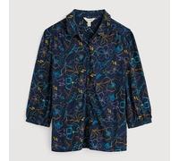 SeaSalt Drawn Floral Maritime Three Quarter Embrace Shirt