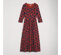 Seasalt Emily Dress Inky Anemone Tomato Size 18