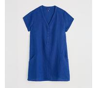 Seasalt Little Croft Linen Tunic Bright Marine Size 08