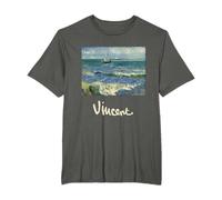 Seascape at Les Saintes-Maries-de-la-Mer by Vincent van Gogh T-Shirt