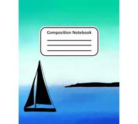 Seascape with Sailboat - LGBTQ+ Pride Composition Notebook