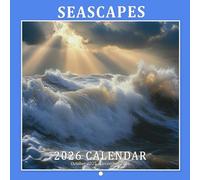 Seascapes 2026 Calendar: A full year of shorelines, cliffs, and tides in constant motion