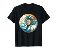 Seashell Ammonite Spiral T-Shirt
