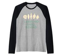 Seashell Collector Beachcomber Shoreline Treasure Ocean Love Raglan Baseball Tee