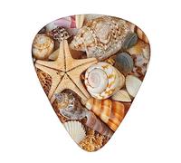 Seashell Landscape On The Beach High-Quality, Wear-Resistant And Tough Guitar Picks Give You A Different Musical Experience