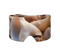 Seashell Landscape On The Beach Print Eye and Ear Muffs Blackout Sleeping Noise Blocking Ear for Adults Kids Men Women