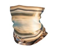 Seashell Landscape On The Beach Print Headband Neck Gaiter Head Wrap Headwear