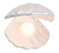 Seashell Pearl Light Accent Lamp Night Light Pearl In Seashell Ornament Collectible Table