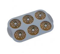 Seashell Silicone Mold - 6-Cavity Non-Stick Bakeware | Multi-Purpose Pan for Chocolate, Cupcakes, Muffins, Desserts, Ice, and DIY Soap Making in Home or Party Settings