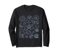 Seashell Summertime Hand Drawn Long Sleeve T-Shirt