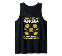 Seashells and Love: Best Discovery by My Husband Design Tank Top