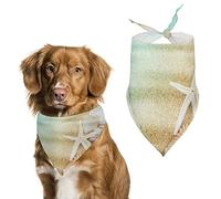 Seashells and Sea Starfishes Dog Bandanas Triangle Dog Bibs Cute Pet Scarf Kerchief for Small Medium Large Pet