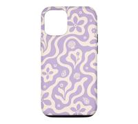 Seashells Beach Summer Floral Flowers Purple Collage Waves Case for iPhone 12/12 Pro