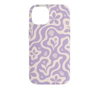 Seashells Beach Summer Floral Flowers Purple Collage Waves Case for iPhone 14