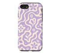 Seashells Beach Summer Floral Flowers Purple Collage Waves Case for iPhone SE (2020) / 7/8