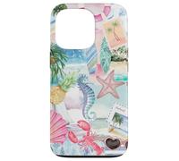 Seashells Beach Summer Jellyfish Collage Case for iPhone 13 Pro