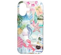 Seashells Beach Summer Jellyfish Collage Case for iPhone 17