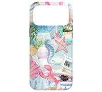 Seashells Beach Summer Jellyfish Collage Case for iPhone 17 Pro Max