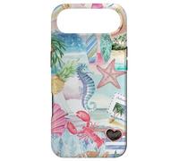 Seashells Beach Summer Jellyfish Collage Case for iPhone Air