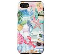 Seashells Beach Summer Jellyfish Collage Case for iPhone SE (2020) / 7/8